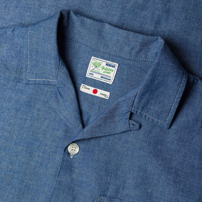 BSS-01 HOLIDAY SHIRT 5 oz. vintage indigo chambray