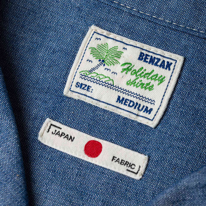 BSS-01 HOLIDAY SHIRT 5 oz. vintage indigo chambray