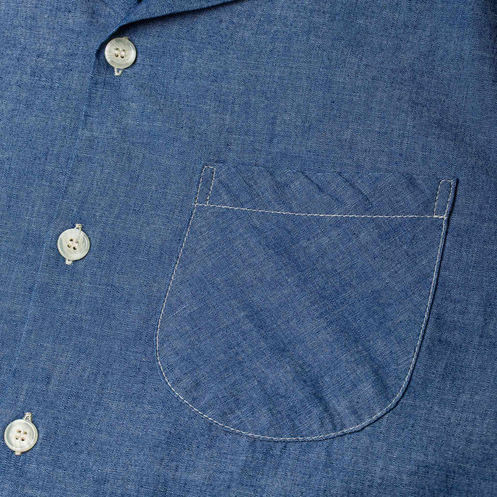 BSS-01 HOLIDAY SHIRT 5 oz. vintage indigo chambray