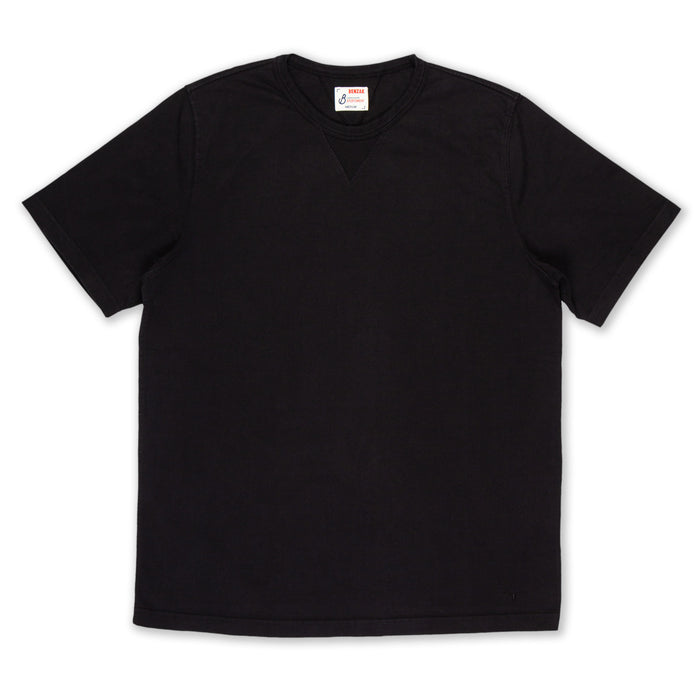 BT-06 GUSSET TEE black extra heavy jersey