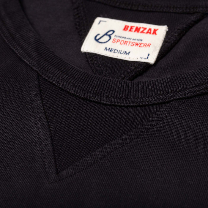 BT-06 GUSSET TEE black extra heavy jersey