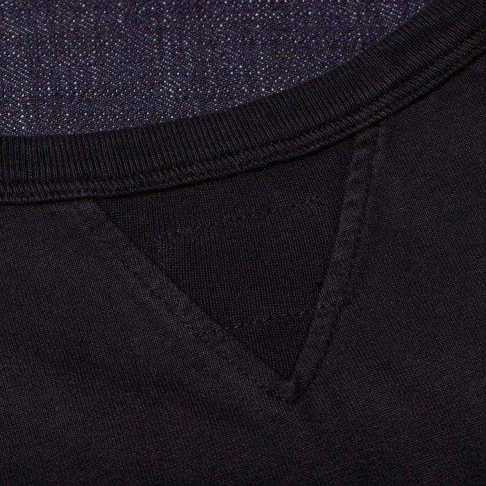 BT-06 GUSSET TEE black extra heavy jersey