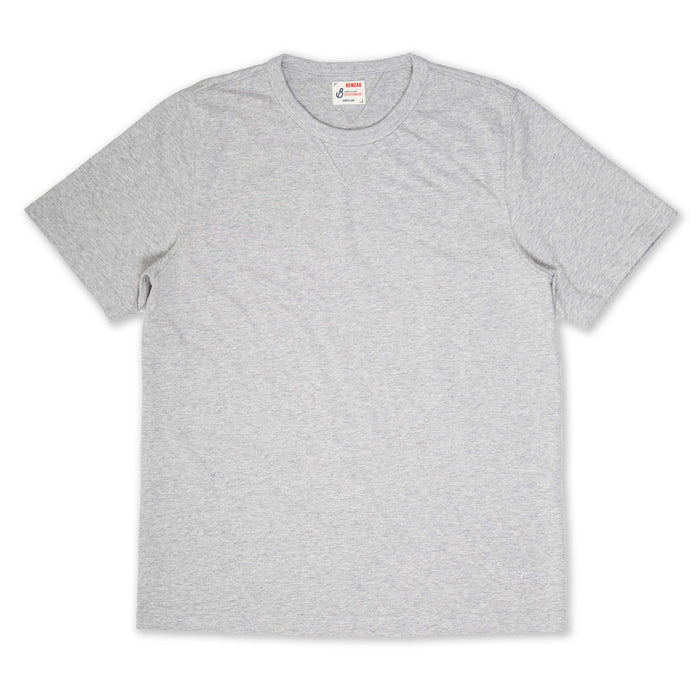 BT-06 GUSSET TEE grey melee extra heavy jersey