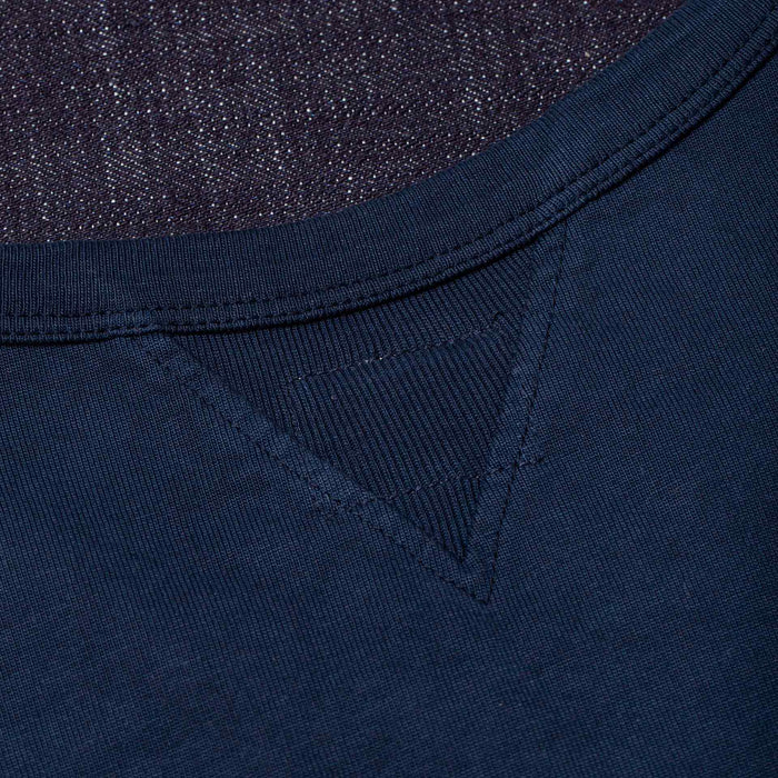 BT-06 GUSSET TEE navy extra heavy jersey