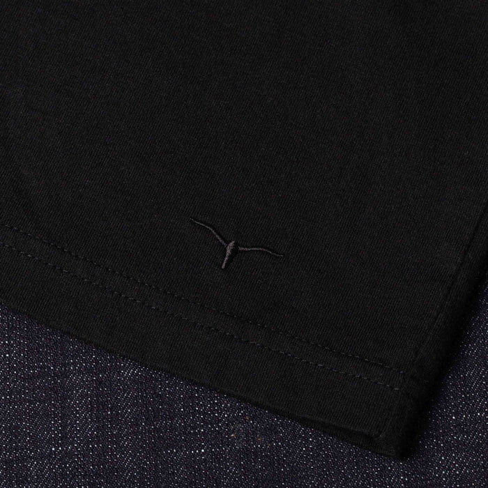 BT-2P TWO-PACK TEE black basic jersey