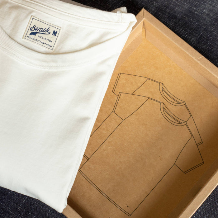 BT-2P TWO-PACK TEE off white basic jersey