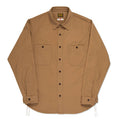 BWS-02 UTILITY SHIRT 8 oz. brown herringbone