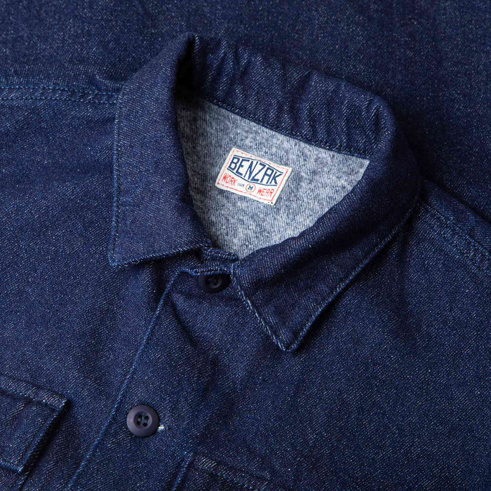 BWS-03 MILITARY OVERSHIRT 13.75 oz. brushed denim