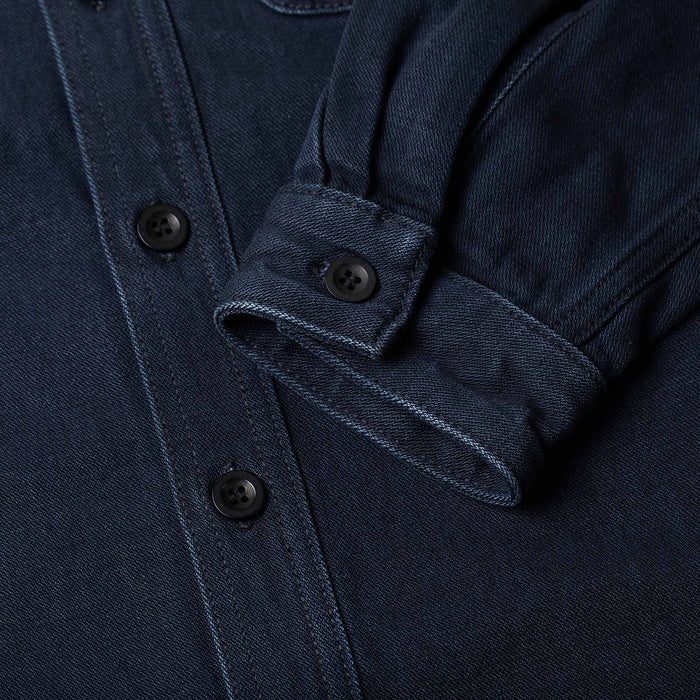 BWS-04 SCOUT OVERSHIRT 13 oz. stay-blue x black modal BT