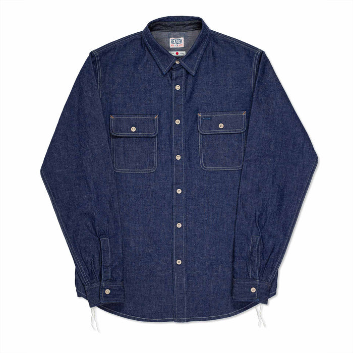 BWS-06 WORKER SHIRT 9.5 oz. union denim
