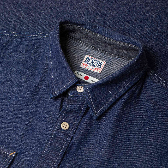 BWS-06 WORKER SHIRT 9.5 oz. union denim