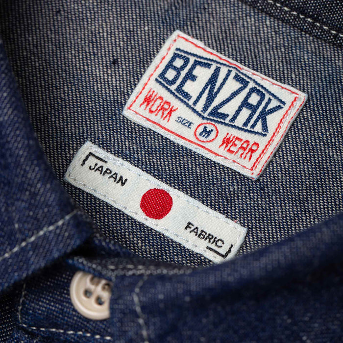 BWS-06 WORKER SHIRT 9.5 oz. union denim
