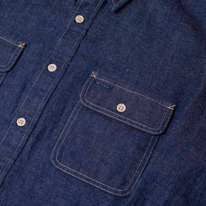 BWS-06 WORKER SHIRT 9.5 oz. union denim
