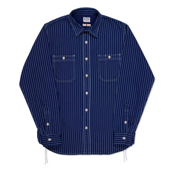 BWS-07 SERVICEMAN SHIRT 11.5 oz. indigo wabash selvedge twill
