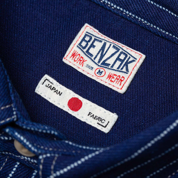 BWS-07 SERVICEMAN SHIRT 11.5 oz. indigo wabash selvedge twill