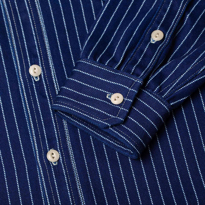 BWS-07 SERVICEMAN SHIRT 11.5 oz. indigo wabash selvedge twill