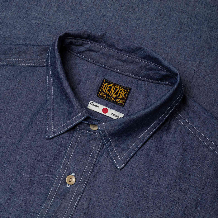 BWS-07 SERVICEMAN SHIRT 5 oz. dark indigo chambray