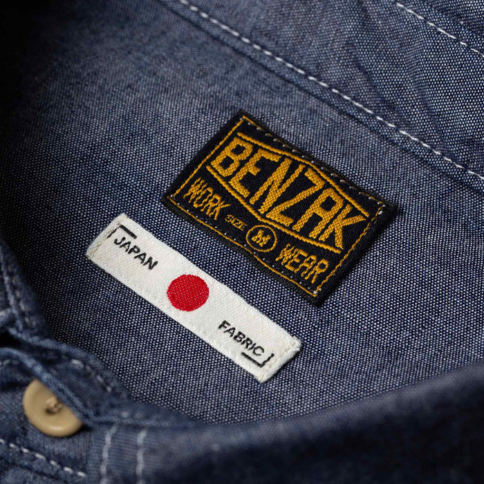BWS-07 SERVICEMAN SHIRT 5 oz. dark indigo chambray