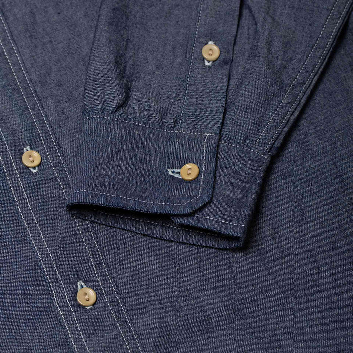 BWS-07 SERVICEMAN SHIRT 5 oz. dark indigo chambray