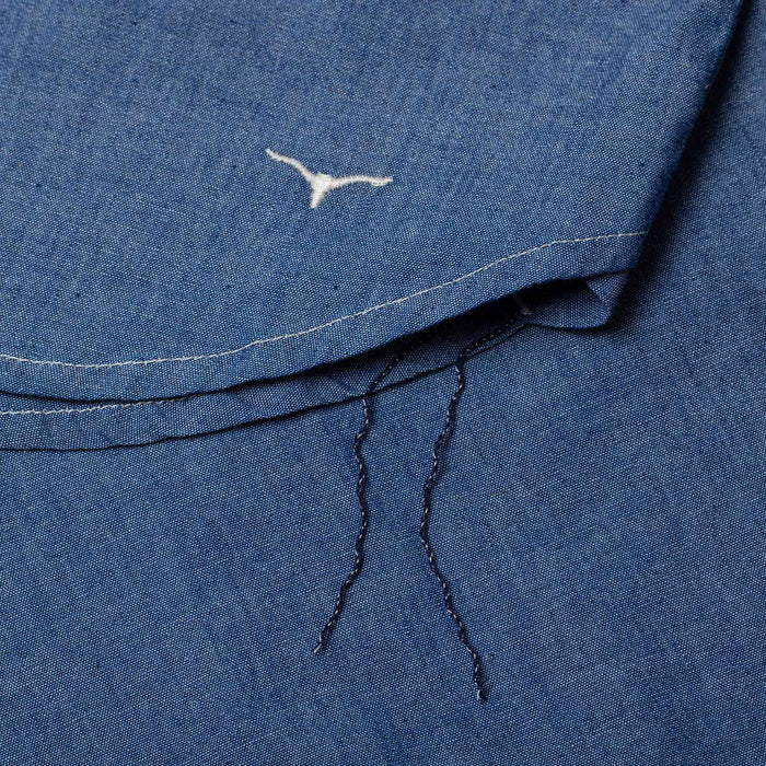 BWS-07 SERVICEMAN SHIRT 5 oz. mid indigo chambray