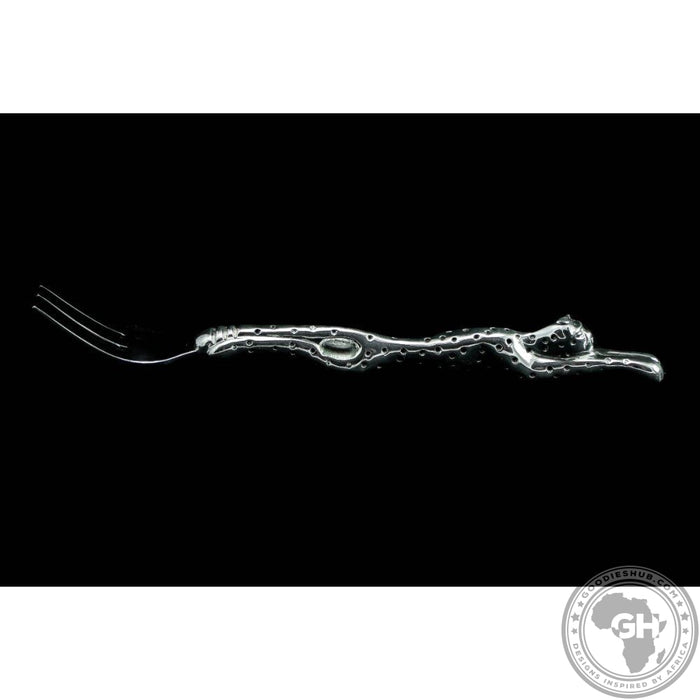 Cake Fork (187mm) - Cheetah Africa Collection - Diana Carmichael