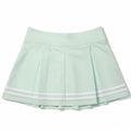 CALIA Truelight golf skirt in mint Ceylon green, women's size 8, with pleated design and 15-inch length.