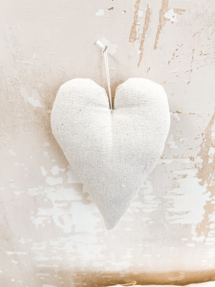 Canvas Plush Hanging Heart