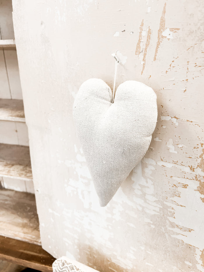 Canvas Plush Hanging Heart