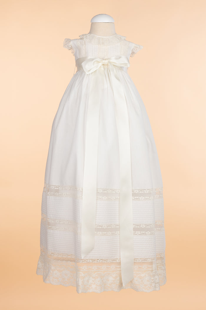 Christening Gown Batista Valencien Doble