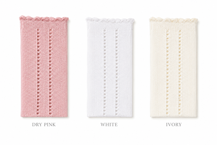 Cinq Lapins Knee Socks Grosgrain Bow