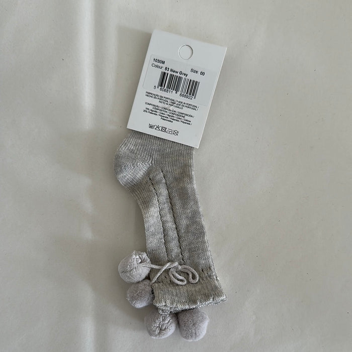 Cinq Lapins Knee Socks Pompom