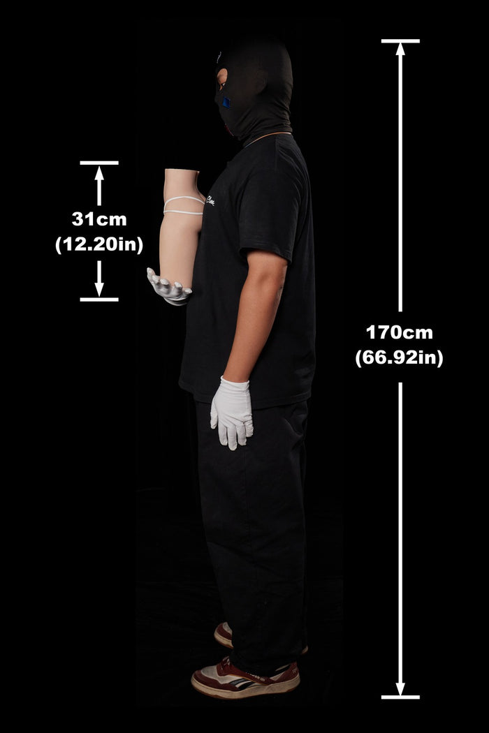 ⭐️CLM Pro⭐️ 31cm/1ft0 Real Skin Texture Silicone Butt Torso Sex Doll - PW-L31