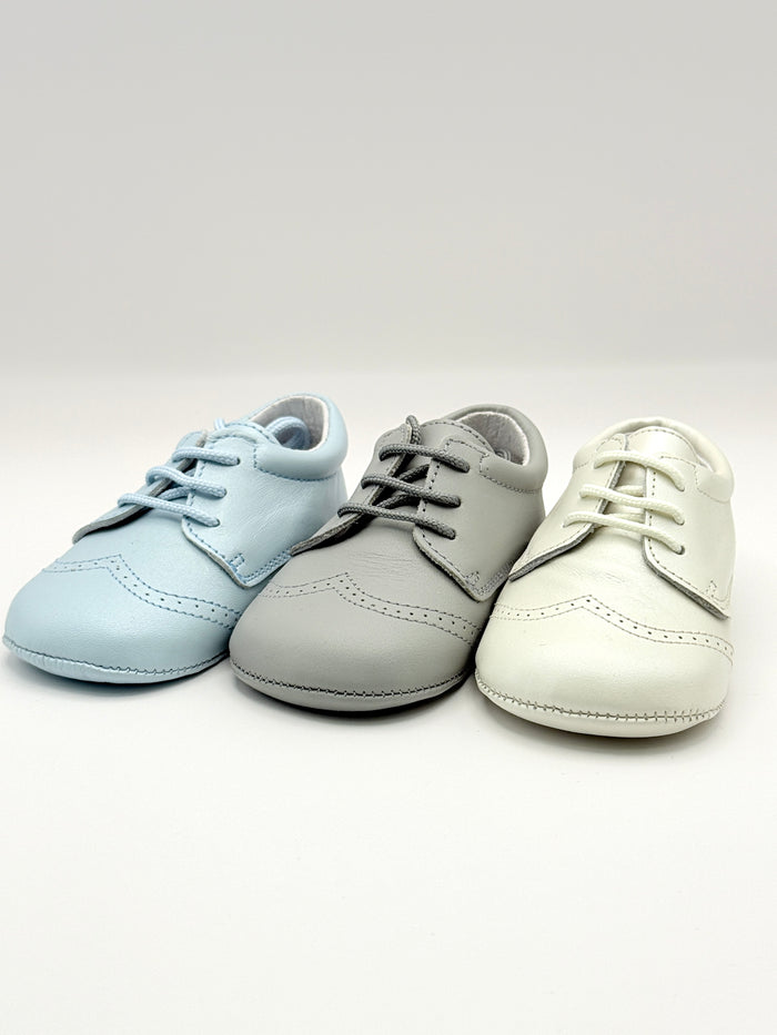Crib Shoe Blucher Nacar Blue