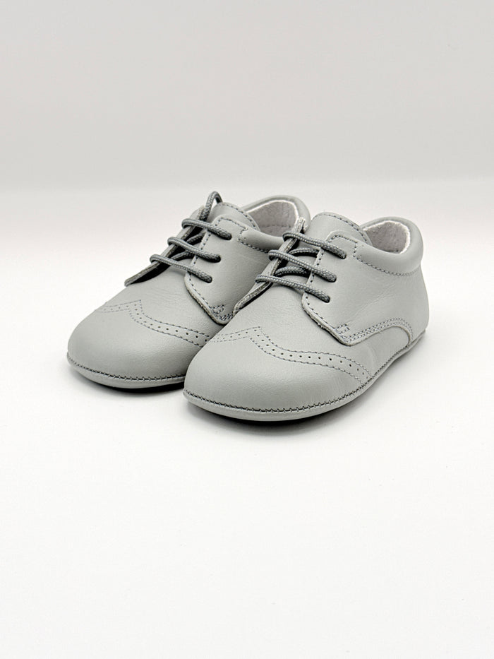 Crib Shoe Blucher Nacar Gray