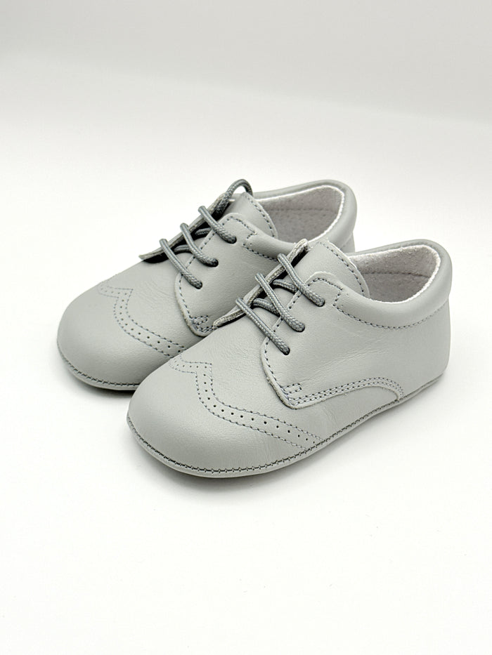 Crib Shoe Blucher Nacar Gray