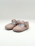 Crib Shoe Mary Jane Flor Dusty Pink