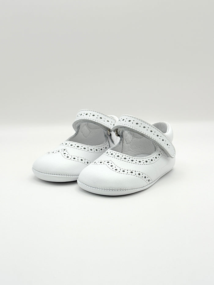 Crib Shoe Mary Jane Oxford White