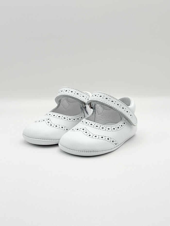 Crib Shoe Mary Jane Oxford White
