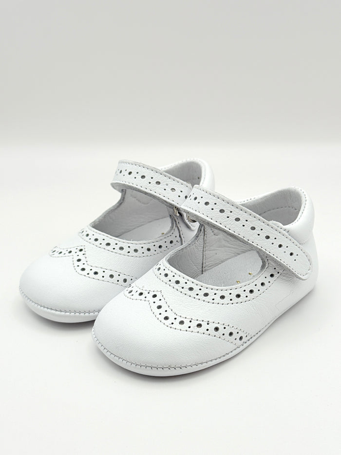 Crib Shoe Mary Jane Oxford White