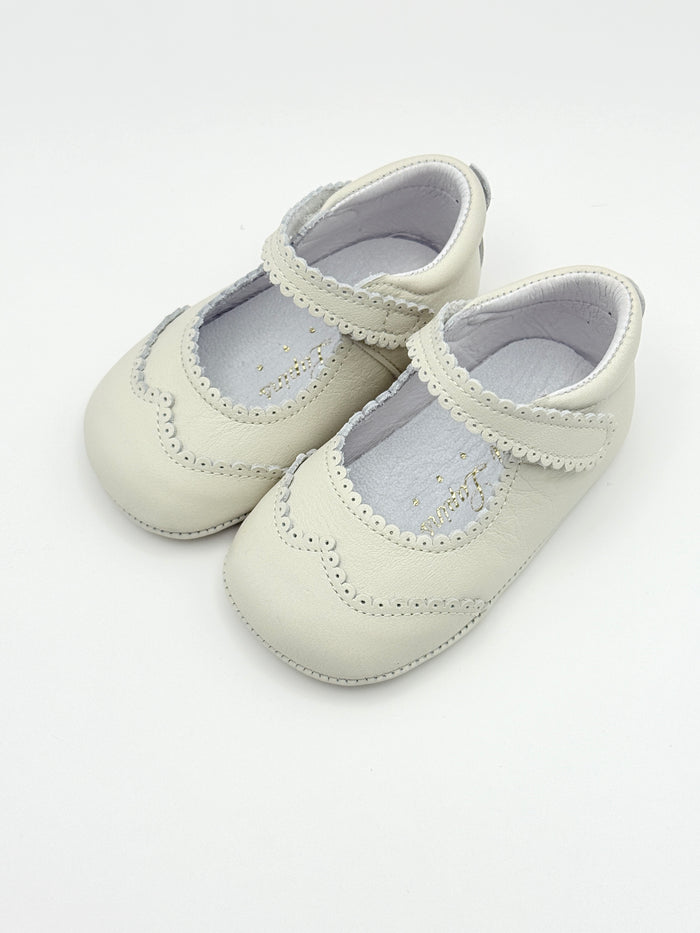 Crib Shoe Mary Jane Rubi Napa Ivory