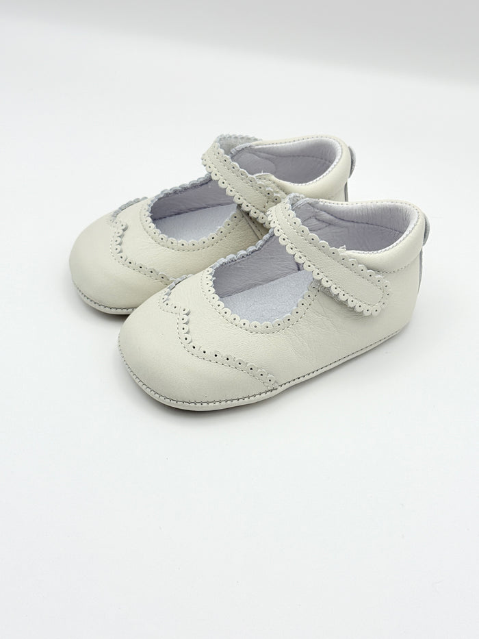 Crib Shoe Mary Jane Rubi Napa Ivory