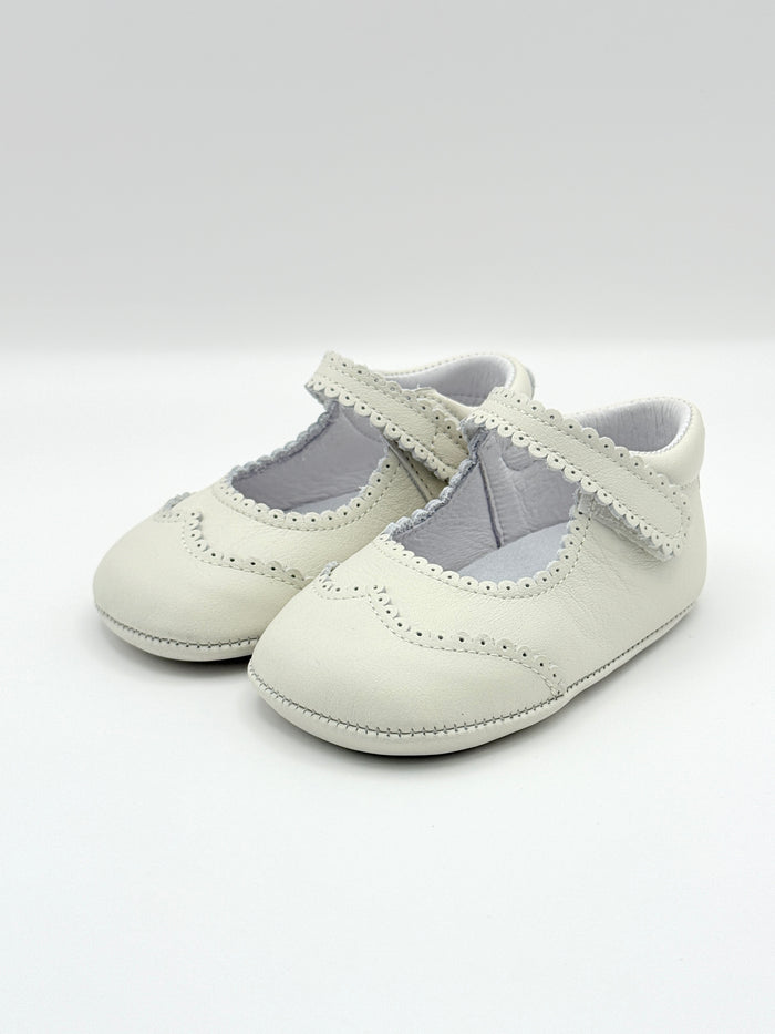 Crib Shoe Mary Jane Rubi Napa Ivory