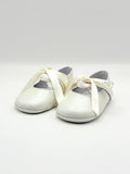 Crib Shoe Mary Jane Silk Ivory