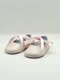 Crib Shoe Mary Jane Silk Pink