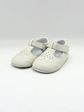 Crib Shoe T-Strap Stone Ivory