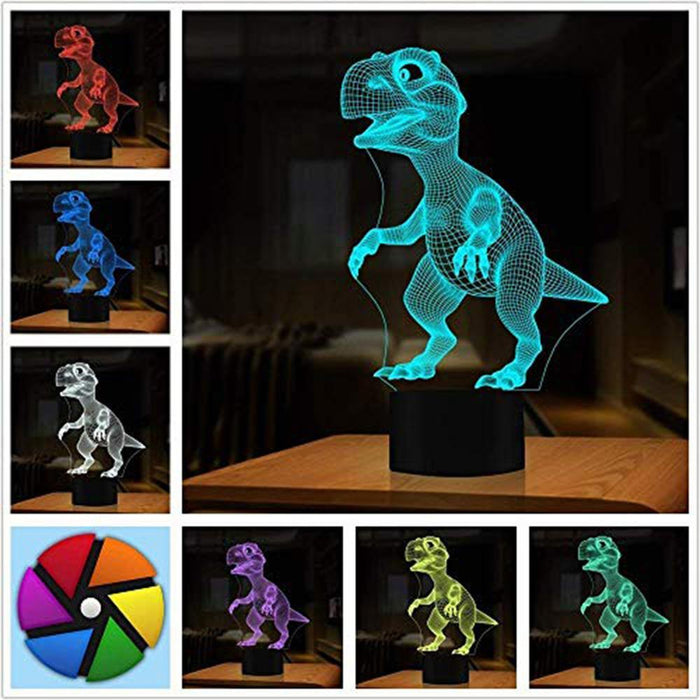 DINOSAUR 3D Illusion Lamp - MY STORE LIVING
