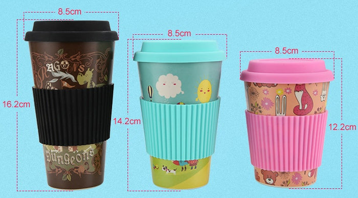 Disposable cups in pink color