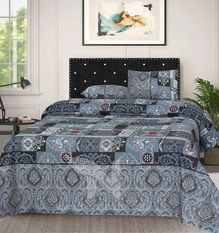 Double Bed Sheet Design NC-C 3946 - Nishat Creative Store