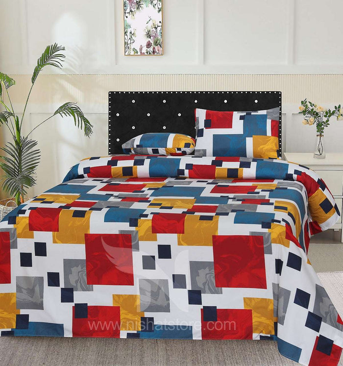Double Bed Sheet Design NC-M 3874 - Nishat Creative Store