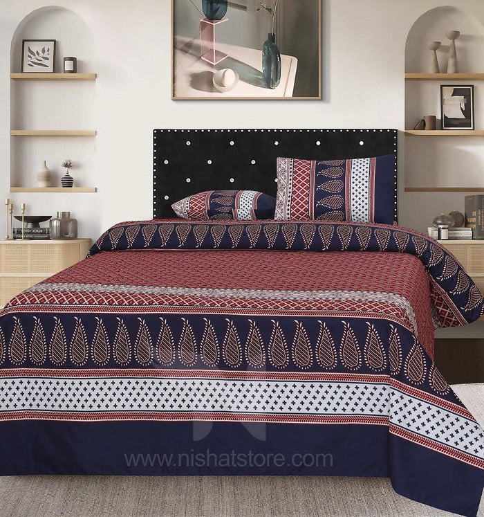 Double Bed Sheet Design NC-M 3875 - Nishat Creative Store